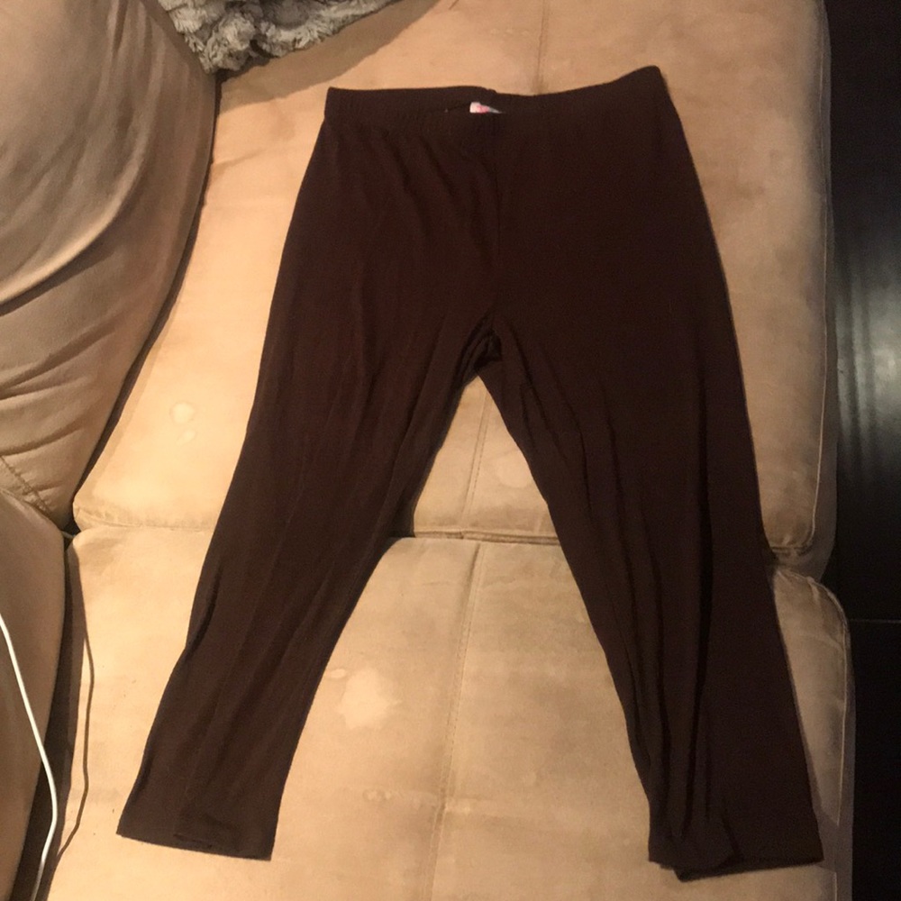 Justice Girls Brown leggings Size 16